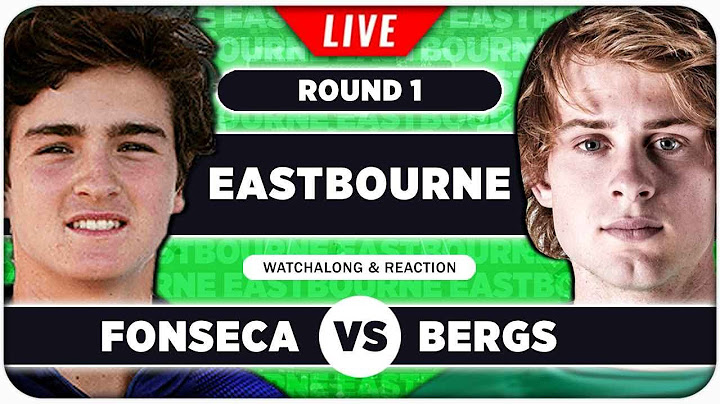 FONSECA vs BERGS • ATP Eastbourne 2025 • LIVE Tennis Watchalong