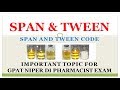 SPAN & TWEEN AND THEIR CODE IMPORTANT TOPIC FOR EXAM - YouTube