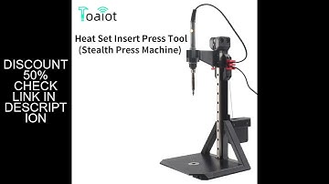Stealth Press Kit Heat Set Insert Press Tool Soldering Iron Tip Thread Heat Insert Nut Embedded Kit
