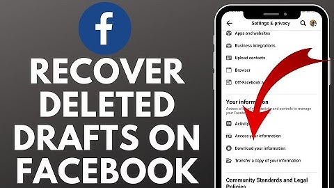 How to Recover Deleted Drafts on Facebook (2023) | Restore Deleted Drafts on Facebook