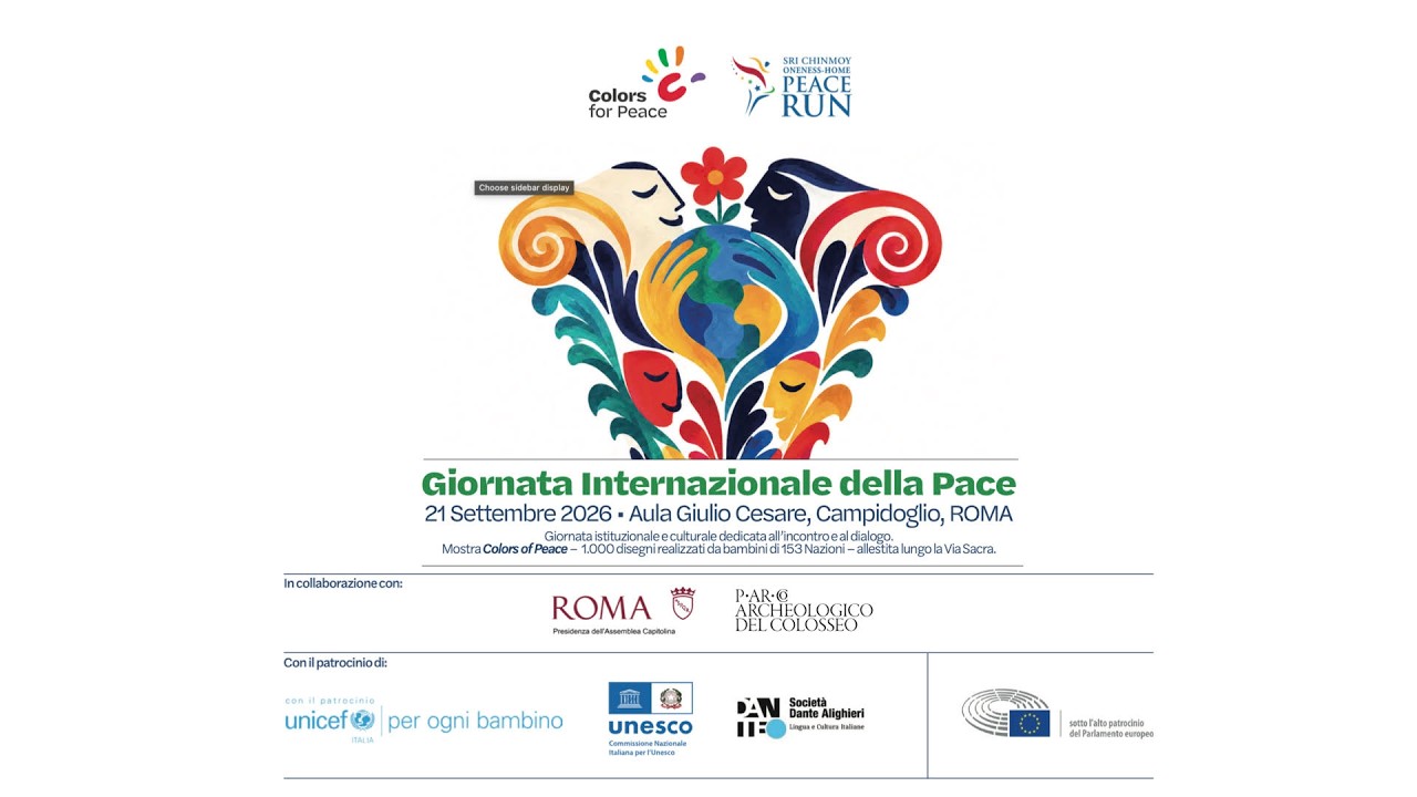 INTERNATIONAL DAY OF PEACE - ROME CAMPIDOGLIO- COLOSSEO 2026