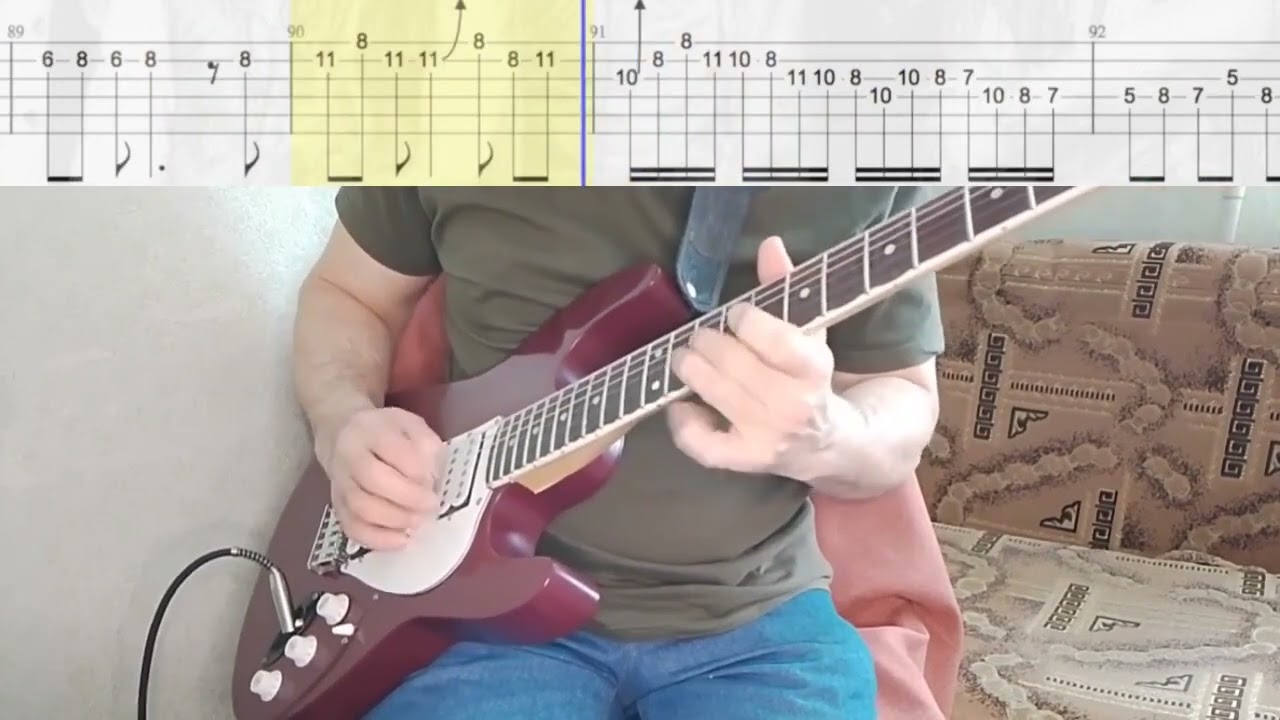 Deep Purple - Smoke On The Water  моя игра по табам.