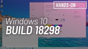 Windows 10 build 18298: Hands-on with Security key, File Explorer, Cursor Colors, Notepad, and more