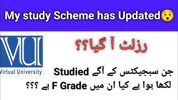 VU half Result has been announced/ Studied Scheme has updated/ Check your LMS
