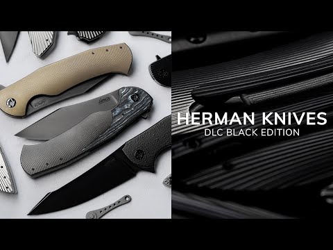 Herman Knives DLC Black First Edition YouTube 4K