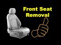 Car Front Seat Removal ANY How To Remove Front Seats From A Car