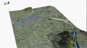MYWORK - Simulasi 3D Banjir di Wageningen (Flood Simulation in Wageningen (3D Modelling))
