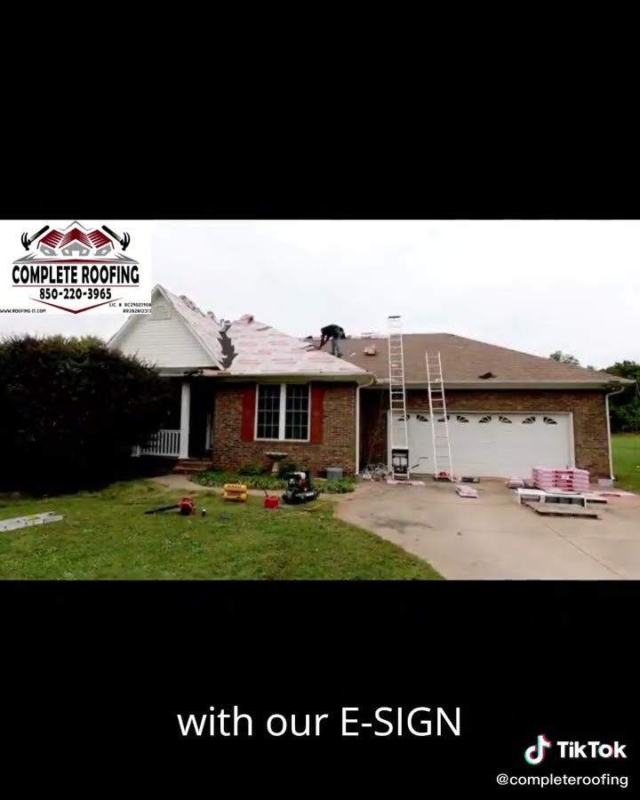 Recent roofing job: Milton — shingle install on a Santa Rosa County home