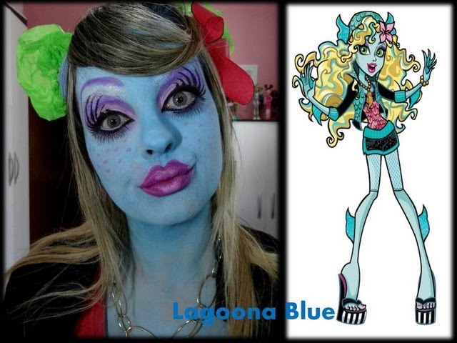 MAQUIAGEM BONECA MONSTER HIGH - FRANKIE STEIN - MAQUIAGEM ARTÍSTICA 