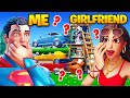 i 1v1'd my Girlfriend to a Jenga Tower Challenge! (Fortnite)