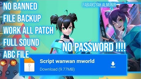Script Skin Wanwan M World 515 No Password Full Effect Voice | Patch Terbaru - MLBB