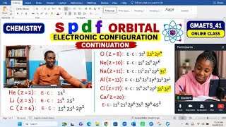 HOW TO WRITE s p d f ORBITAL ELECTRONIC CONFIGURATION PART 2