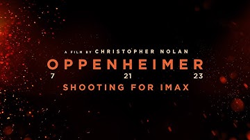 Oppenheimer | Shooting For IMAX