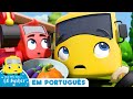 Buster aprende Legumes e Cores | Canções Infantis | Desenhos Animados | Buster em Português