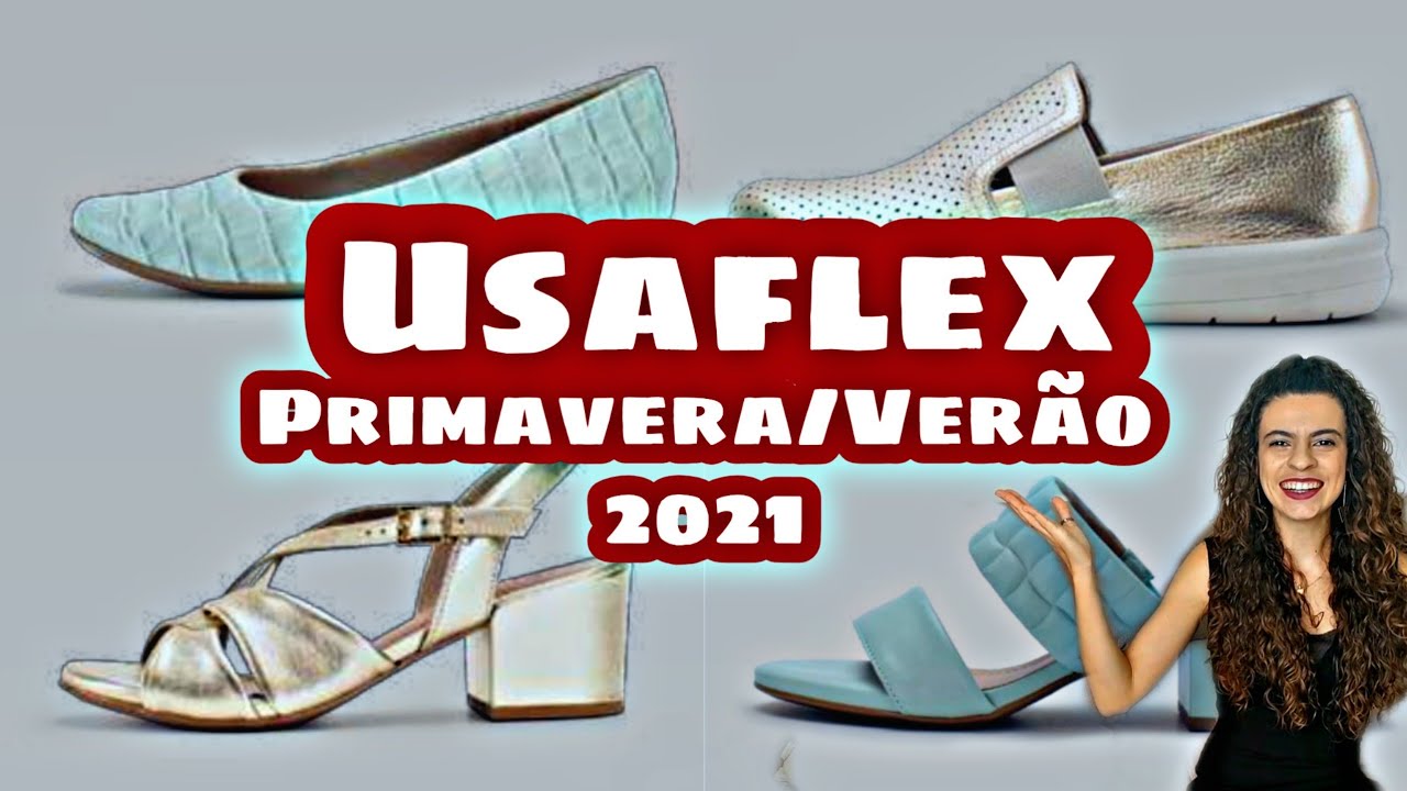 nova coleção de calçados usaflex