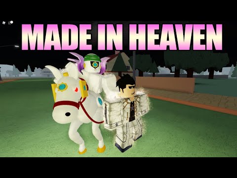 How To Get Made In Heaven Mih Stand Upright Roblox Youtube - made in heaven stand roblox