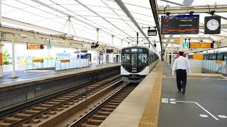 ＧＷ京阪13000系臨時特急が淀駅で準急追い抜き