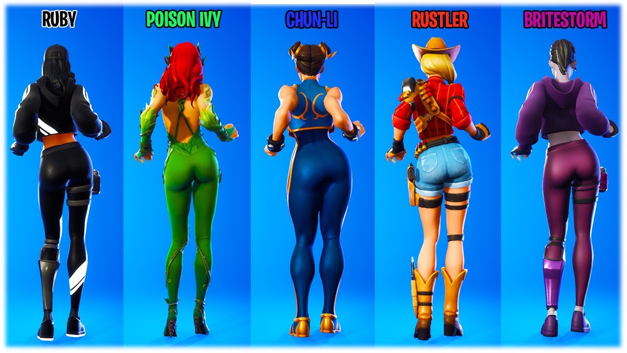 Wow absorption kontroversiel FORTNITE *THICC* PARTY HIPS DANCE EMOTE SHOWCASED WITH HOT FEMALE SKINS  (CHUN-LI, IVY, LYNX..) 🍑❤️ - YouTube