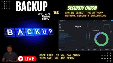 OSCP Like VM: Backup  vs  Security Onion | Attack & Detect, Can we detect the attack?