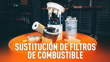Cómo cambiar el filtro de combustible de su coche [TUTORIAL DE AUTODOC]