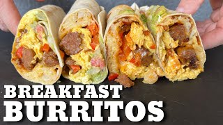 Breakfast Burritos with on the Griddle