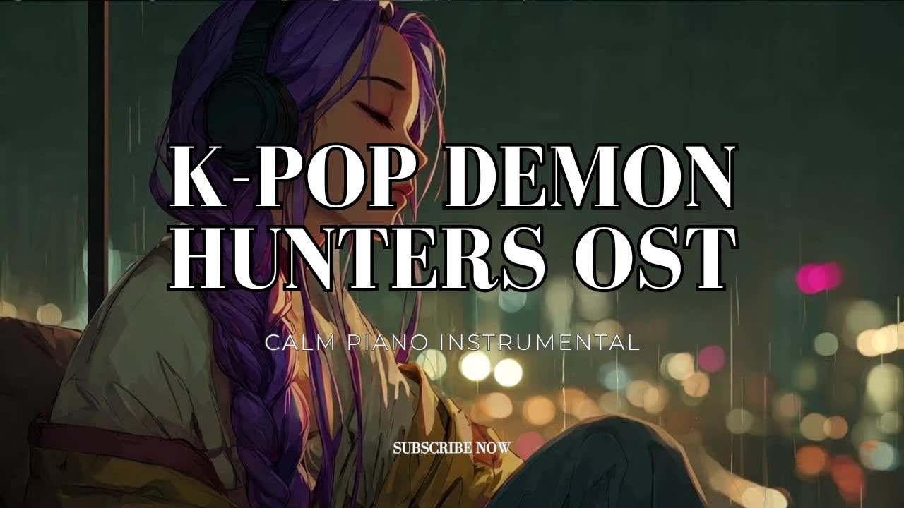 K-Pop Demon Hunters Piano Soundtrack | Golden, Soda Pop, Takedown | Relaxing Instrumental Journey