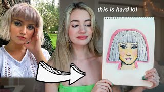 drawing my followers using ONLY their description