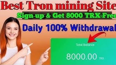 BEST New TRX USDT Mining Website today || Free Usdt Mining Site || New TRX Mining Platform ||👍👍👍