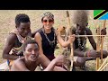 African tribe offers me antelope meat a day with hadzabe tribe in tanzania