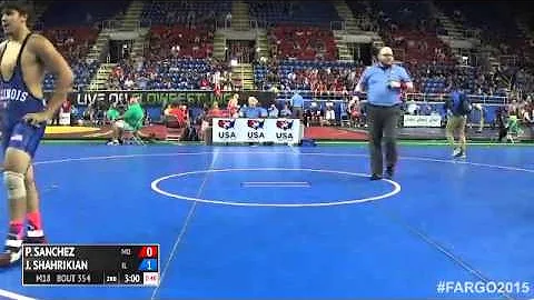 182 Champ. Round 1 - Jordan Shahrikian (Illinois) ...