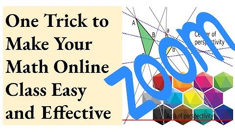How to Teach Math Online in Zoom - How to Teach Mathematical Subject Using Zoom App