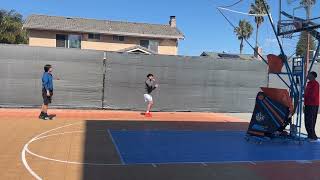 Jayvee Augustine Mangoba       Shooting Workout with Raymond Townsend