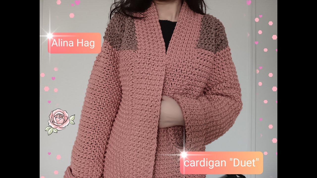 cardigan DUET (crosetam cu stil)