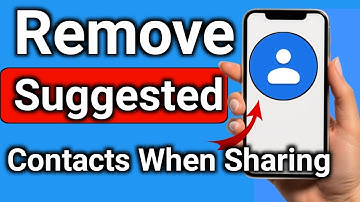 Hoe u voorgestelde contacten verwijdert bij het delen van foto
