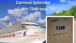 carnival splendor balcony cabin 7348 tour 2022