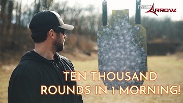 AR500 Steel Target Torture Test I Red Arrow