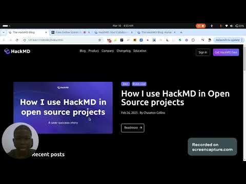 HackMD Blog Page