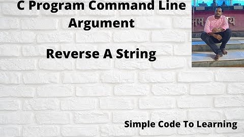 7: Write A C Program To Reverse A  String Entered From Command Line Arguments || MCS-011|| O level