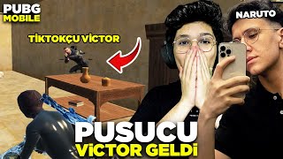 Maçima Ti̇ktokçu Pusucu Vi̇ctor Geldi̇ - Pubg Mobi̇le