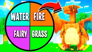 Spinning A Wheel to Decide POKEMON TYPE in Cobblemon Minecraft!