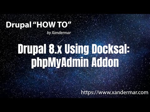 Drupal 8.x Using Docksal: phpMyAdmin Addon