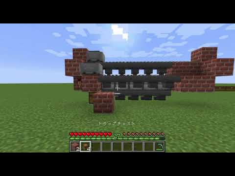 【マイクラ】Java版Minecraft  1 15 2対応 超簡単で単純機構　5連自動かまど作成
