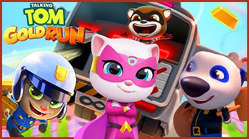 Talking Tom Gold Run Android IOS Gameplay Walkthrough Part -16 HD