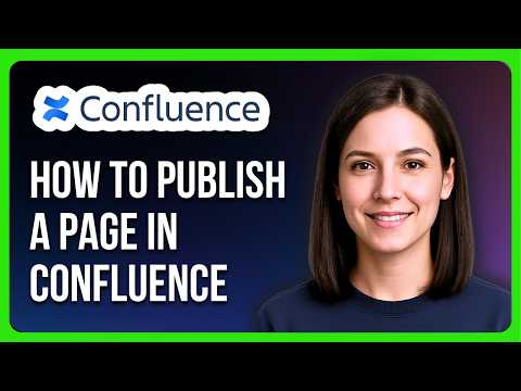 How to Publish a Page in Confluence