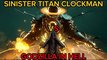 The Clash of Gods: Sinister Titan Clockman vs Godzilla In Hell