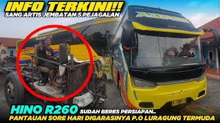 ABADI PEJAGALAN WILL SOON RETURN TO THE TRACK!! THE HINO RK-8 CHASSIS IS READY TO BE INSTALLED WI...