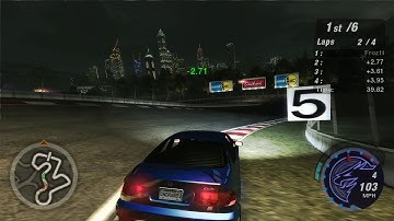 Need for Speed Underground 2 - Honda Civic - URL Race - Hard Difficulty - PC