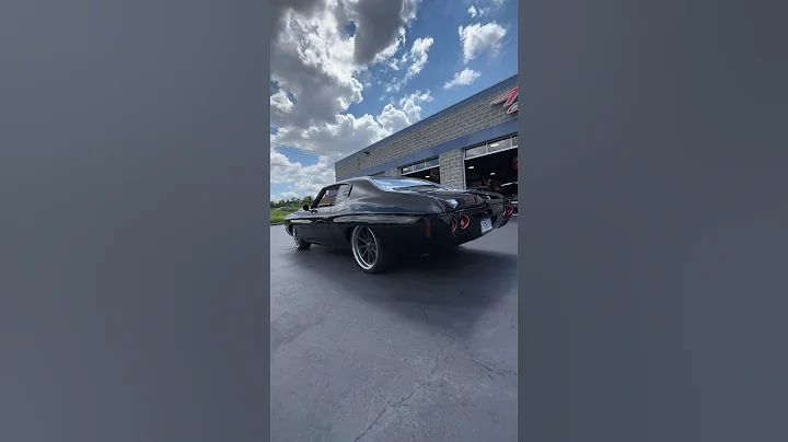 My favorite Chevelle is back 😎😤 #chevelle #chevy #lt4 #supercharged #blackcars #classiccars