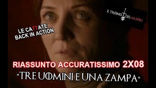 RECENSIONE GAME OF THRONES 2X08 RIASSUNTO ACCURATISSIMO 'TRE UOMINI E UNA ZAMPA'