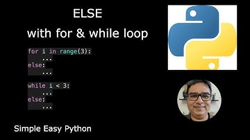 Python: else with for and while loop